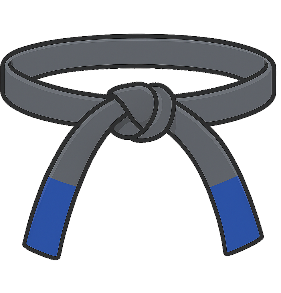 Faixa Cinza Ponta Azul